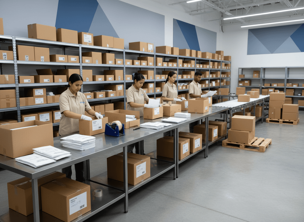 Agency white-label fulfillment with blind shipping