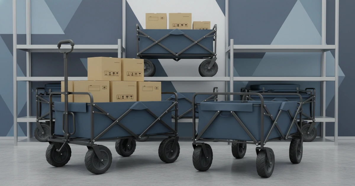 Guide: heavy duty folding wagons — Heavy duty folding wagons require 1