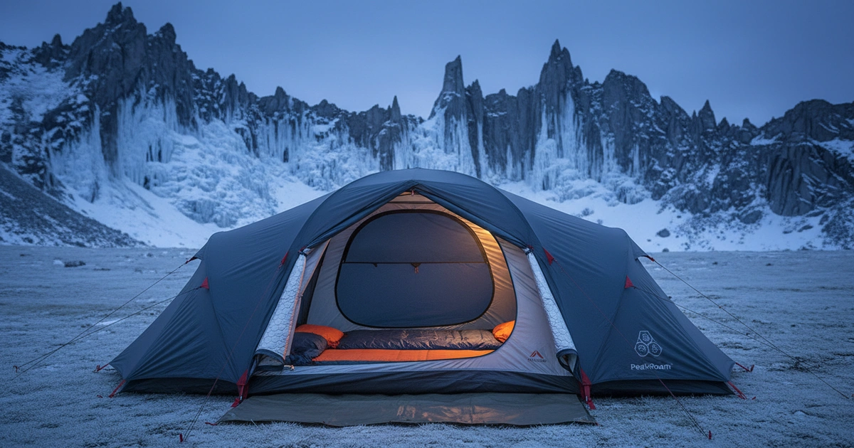 Guide: 2 person insulated tent — A 2 person insulated tent with R-value 5+ and 3000 mm groundsheet cuts FBA retur