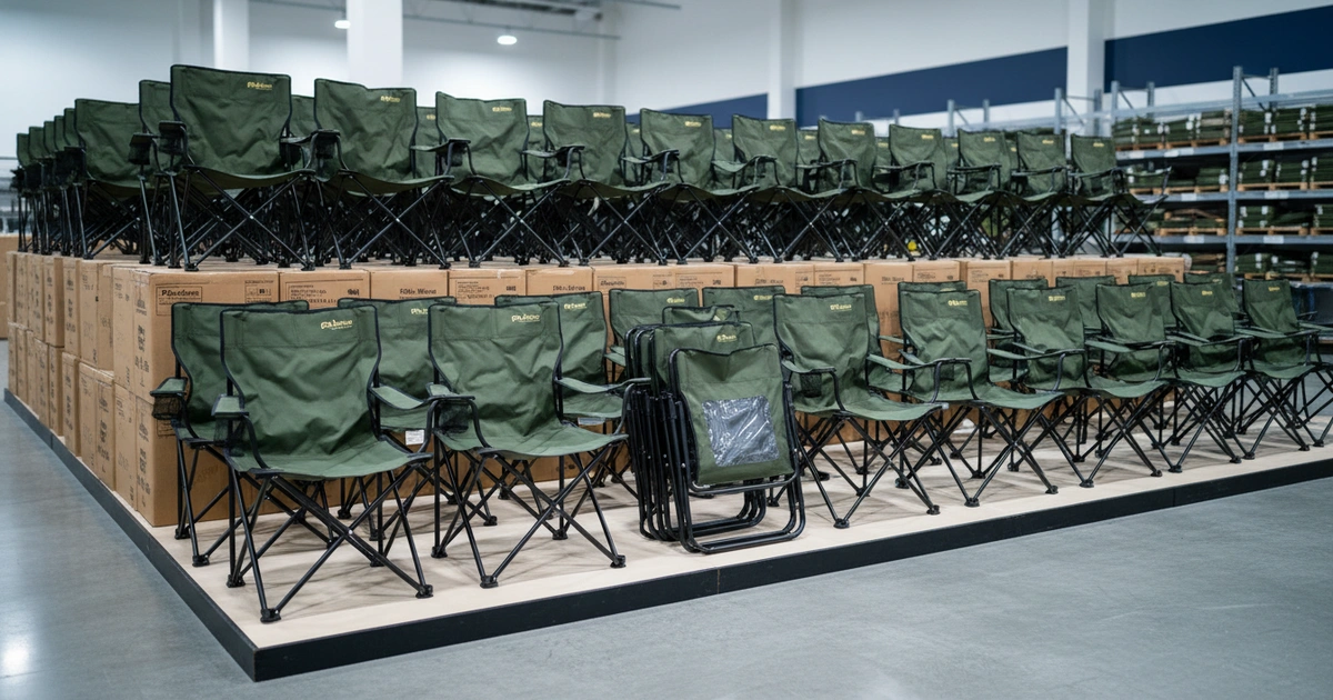 Guide: portable camping chairs folding — Portable camping chairs folding require a 15,000-cycle frame test, 300 lbs capac