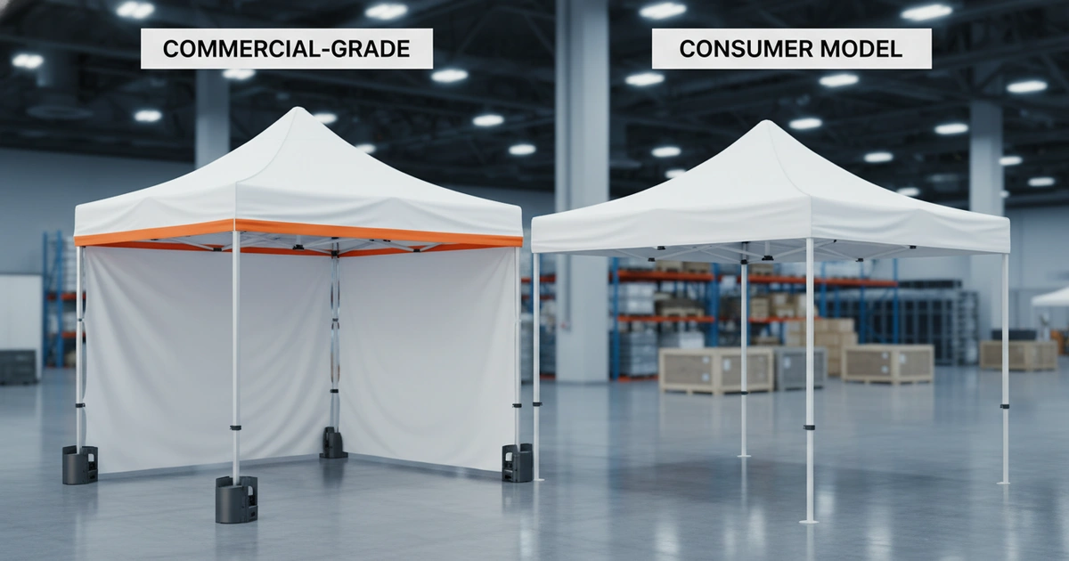 Event Canopies for Sale: Commercial-Grade vs Consumer Models