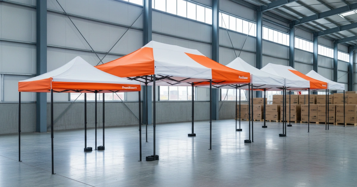 Guide: portable canopies at walmart — Powder-coated steel frames, silver-coated oxford covers, and packed sizes under