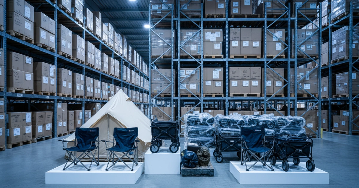 Guide: campsite equipment — Campsite equipment wholesale saves 30-50% vs retail with 1