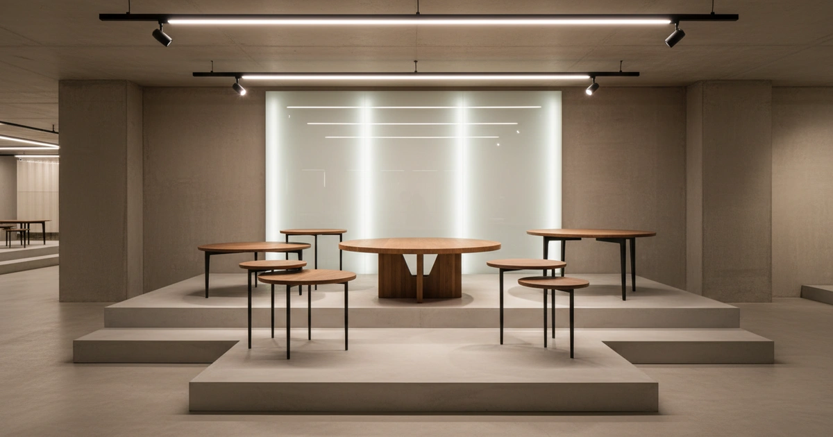 Guide: round wood living room tables — Round wood living room tables with clear coat finish pass FBA inspection at 95%