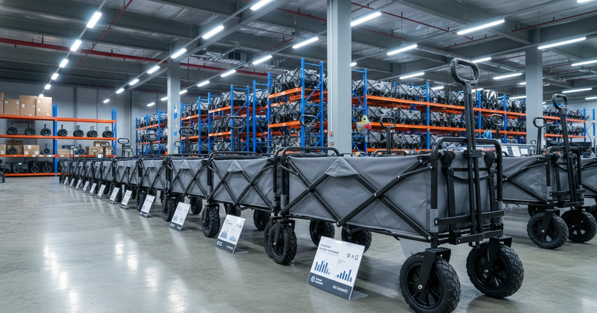 Guide: wagons beach — Wagons beach specs like 10-inch pneumatic wheels, 600D UV-resistant fabric, and