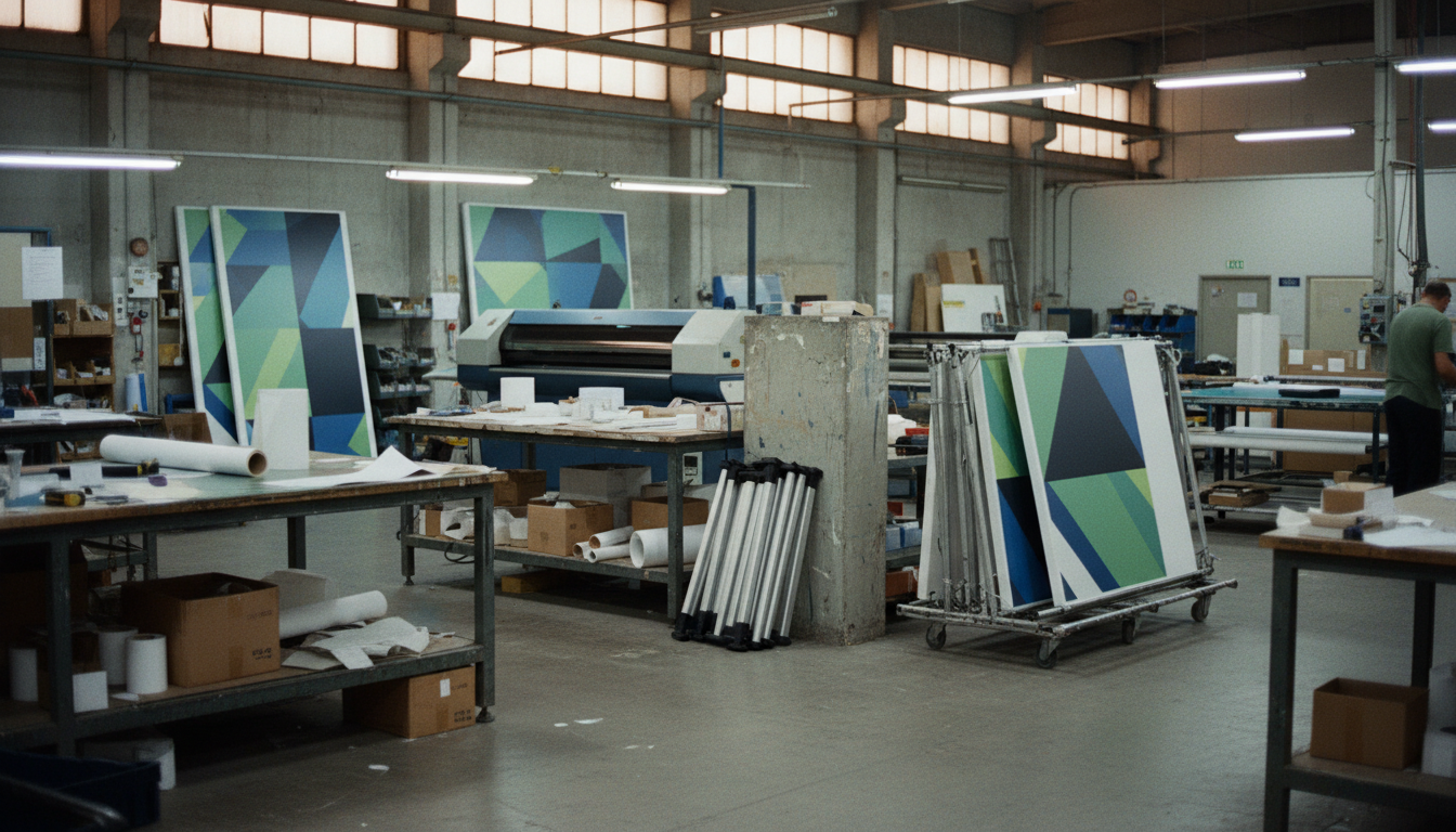 Large format printed trade show displays, banners, and retail signage